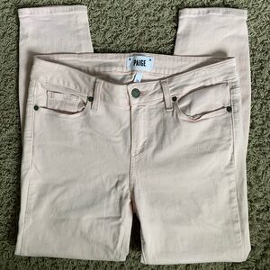PAIGE Verdugo crop size 29 pink jeans